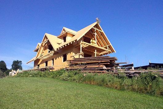 dom drewniany